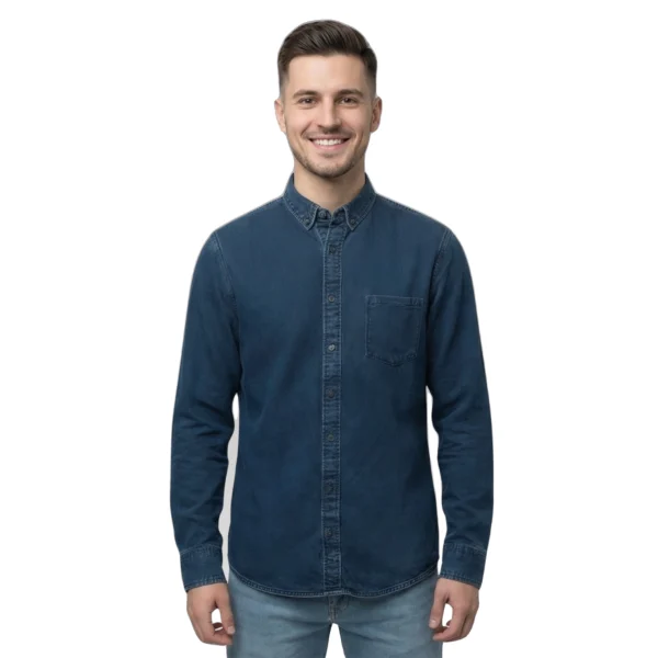 Sharp-Cotton-Denim-Shirt-front.webp