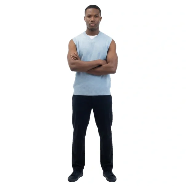 T-shirt-and-jeans-Wool-Acrylic-Sleeveless-Sweater-front.webp